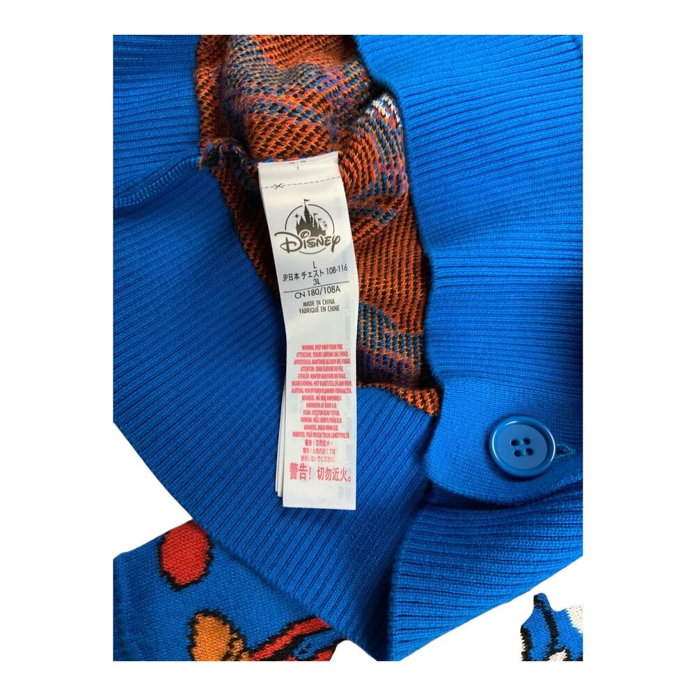 Disney Mickey Mouse Fantasia Cardigan US XL Wizard Sorcerer 80th Anniversary NWT - Picture 5 of 11